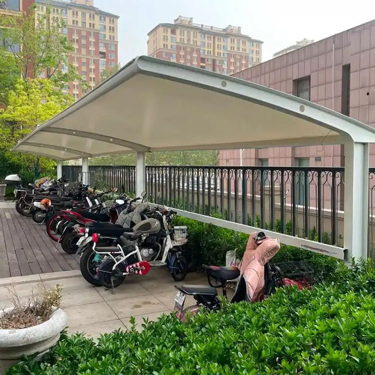 遂平县膜结构电动车棚